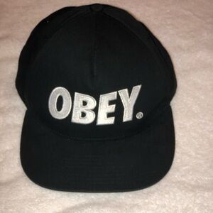 Embroidered Obey SnapBack Hat, Cap,Unisex, 100% Cotton,One Size, Adjustable,NWOT